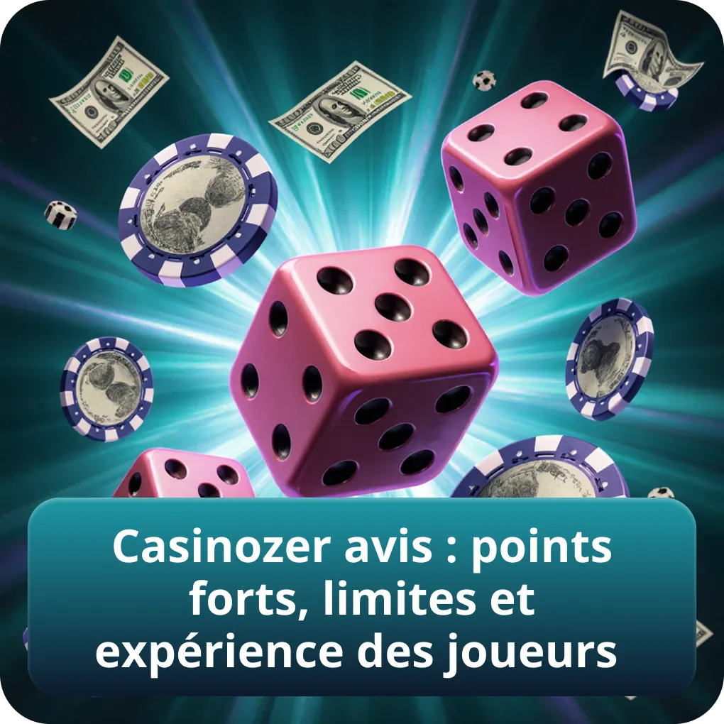 Casinozer avis : points forts, limites et expérience des joueurs